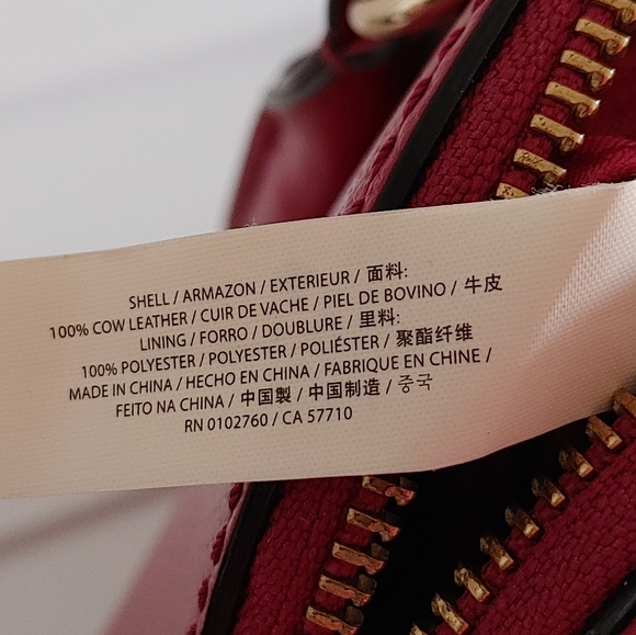 Red satchel purse - Picture 8 of 10